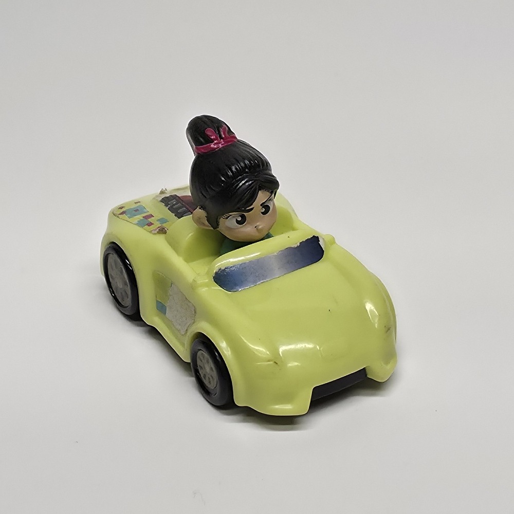 Disney Wreck It Ralph 2 McDonalds Happy Meal Vanellope Yellow Racer Car 2018